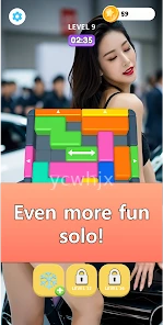 Sexy block jam title game gameplay screenshot 7