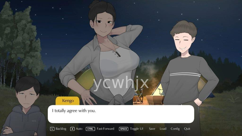 Camp With Mom and My Annoying Friend Who Wants to Rail Her gameplay screenshot 2