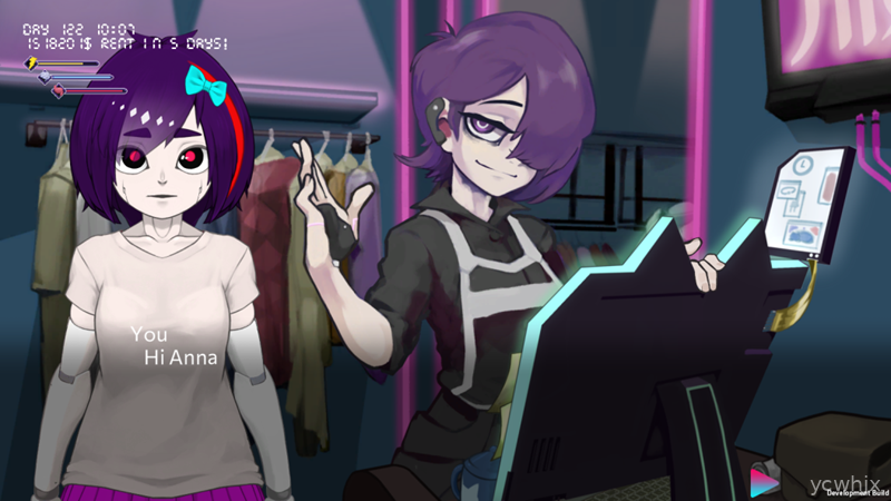!Ω Factoial Omega: My Dystopian Robot Gilfiend gameplay screenshot 2