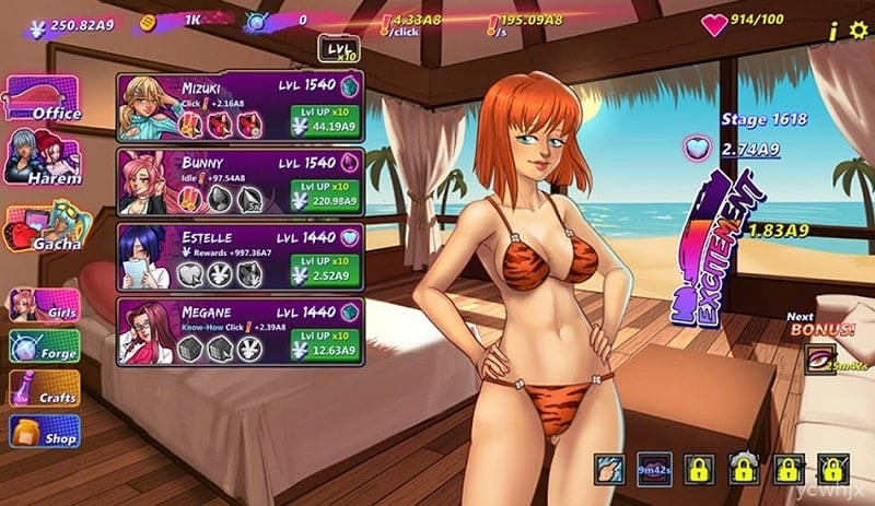 Hentai Clicker gameplay screenshot 3