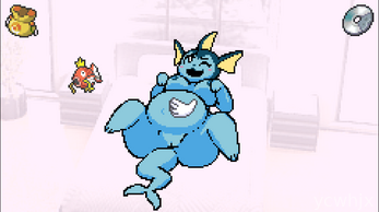 Vaporeon Belly Rubs gameplay screenshot 2