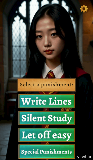 Hogwarts Harem gameplay screenshot 2