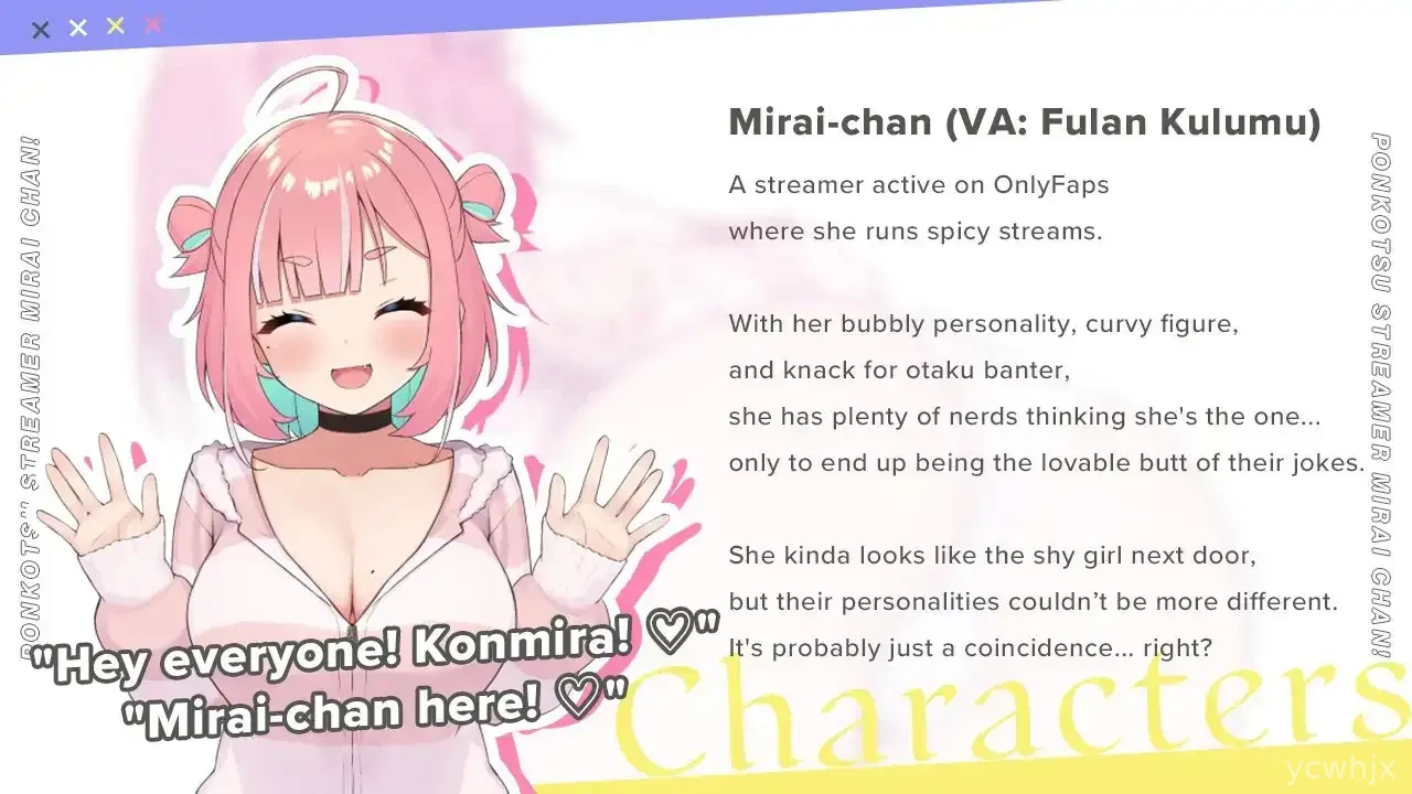 No-good Streamer Mirai-chan gameplay screenshot 2