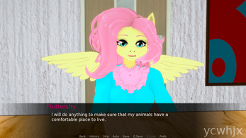 Fluttershy Is In Pregnants gameplay screenshot 4
