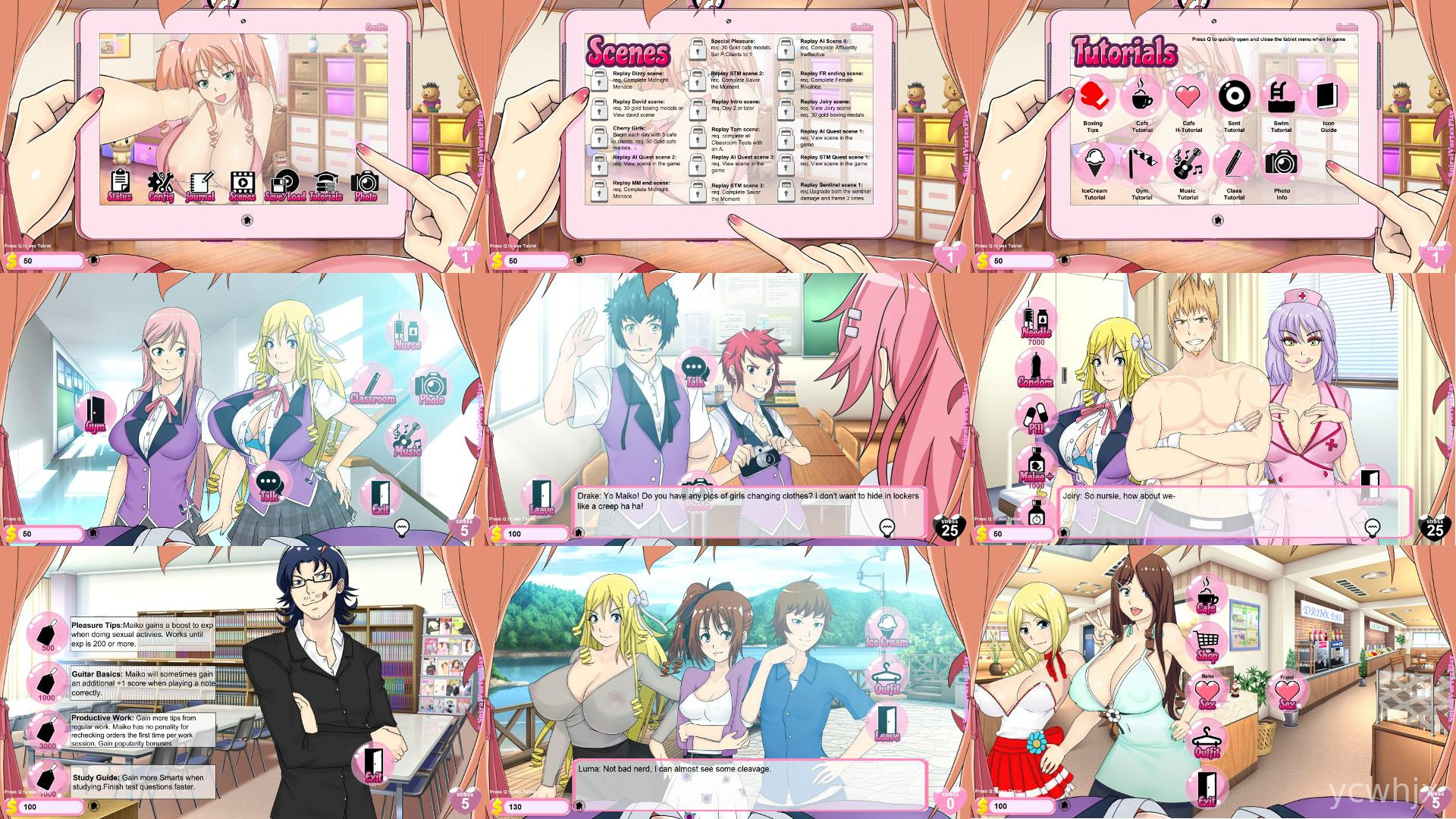 Umichan Maiko Classroom Havoc gameplay screenshot 1