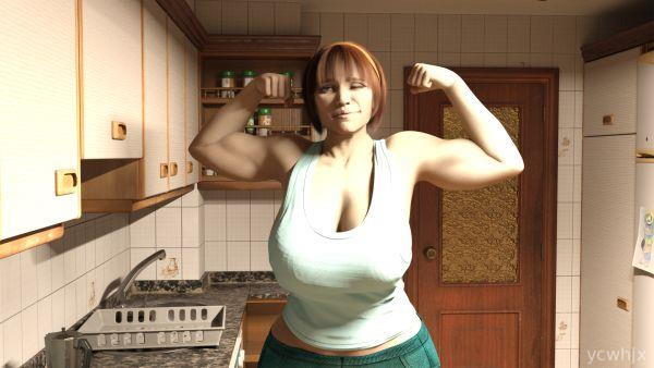 My Stepmoms Journey For Muscle gameplay screenshot 3