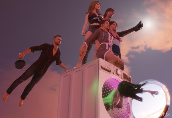 Heathers Home and Dads Dead gameplay screenshot 2