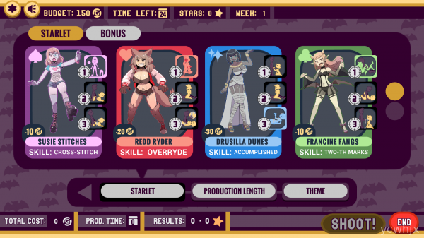 Spooky Starlets gameplay screenshot 3